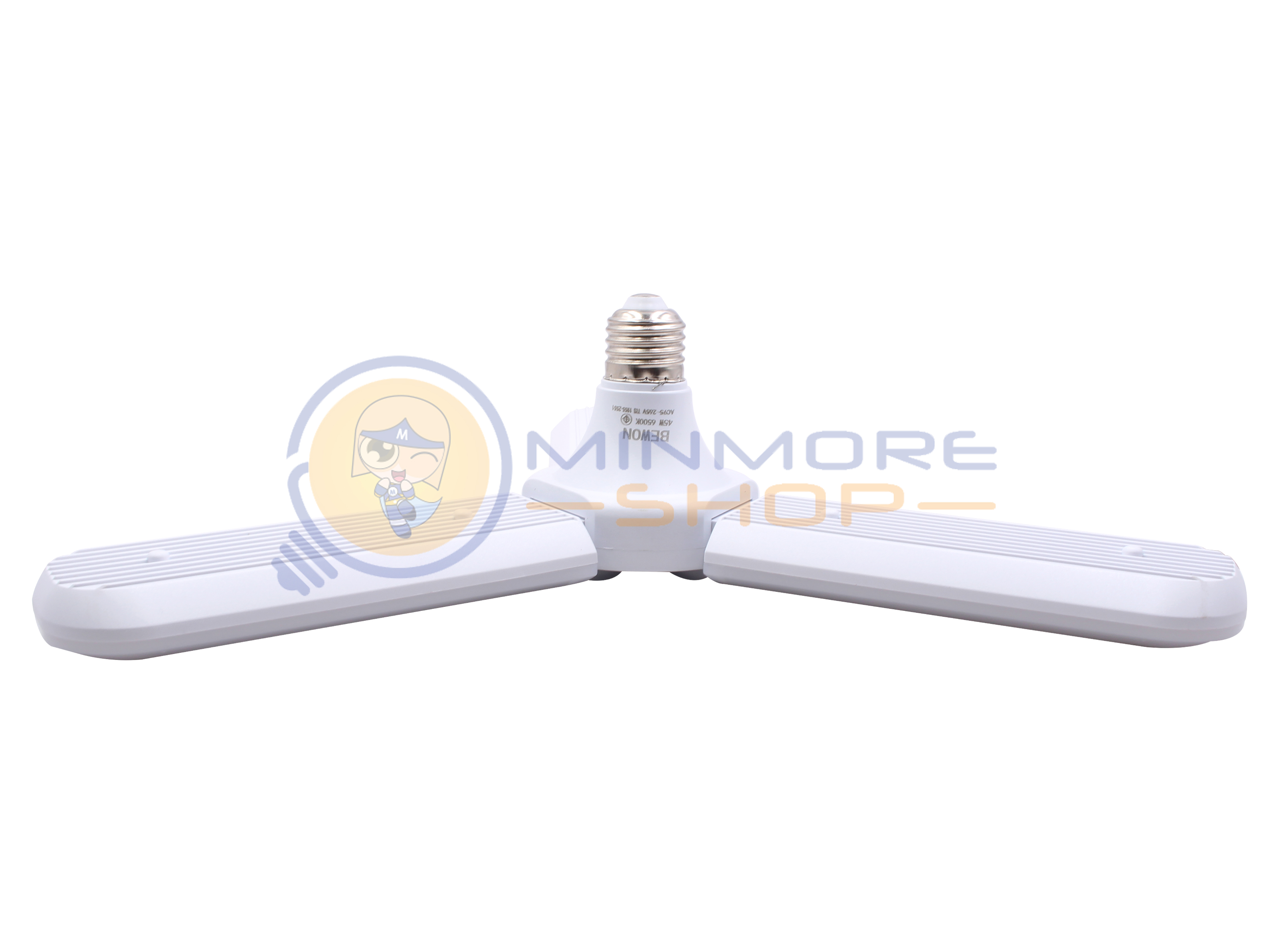 หลอดไฟ LED ทรงใบพัด LED BULB FAN BLADE 45w ขั้ว E27 ยี่ห้อ BEWON