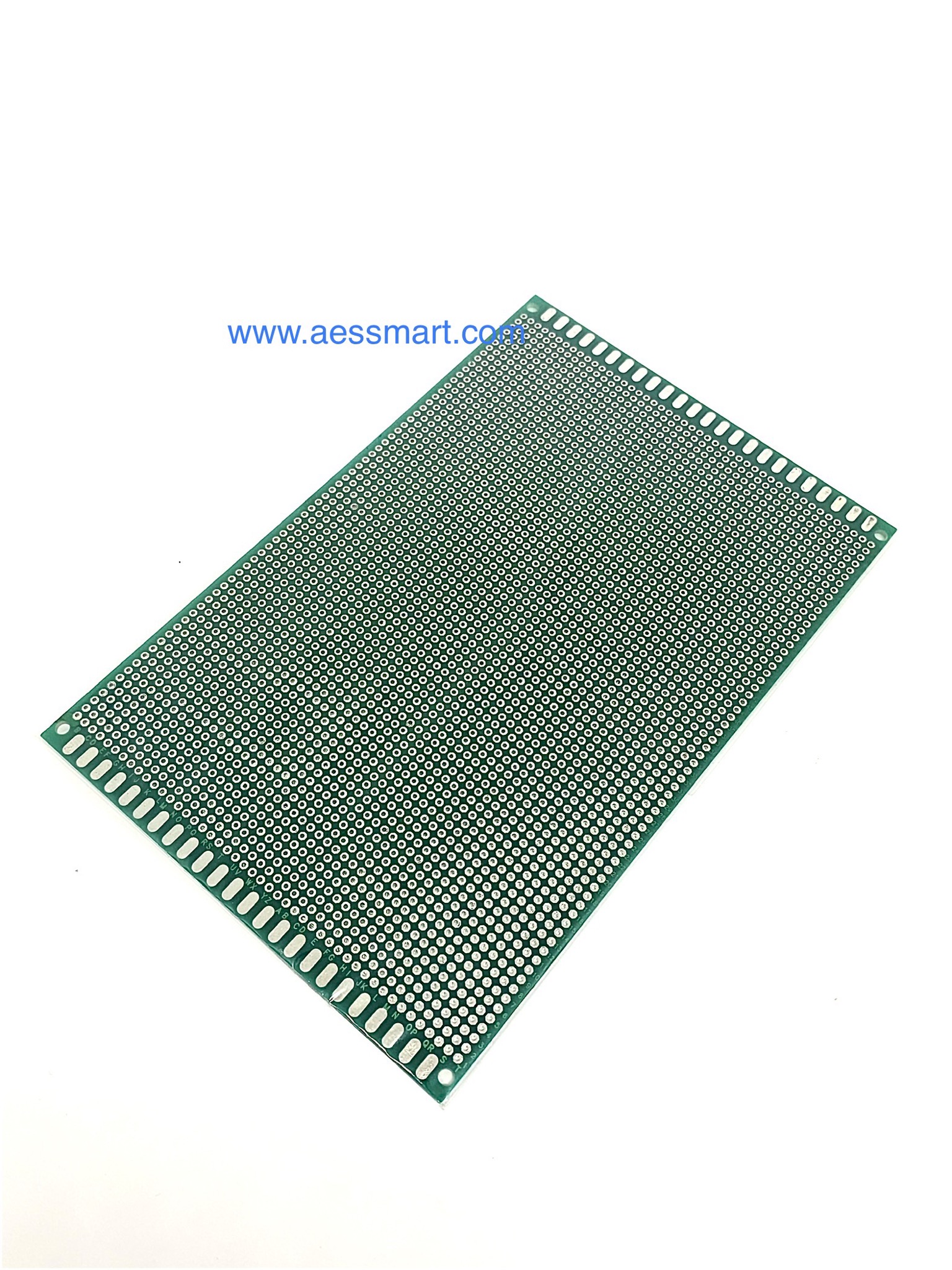 S2655 : แผ่นปริ๊น PCB อเนกประสงค์แบบ 2 หน้าอย่างดี สีเขียว PCB ขนาด 12x18 เซนติเมตร