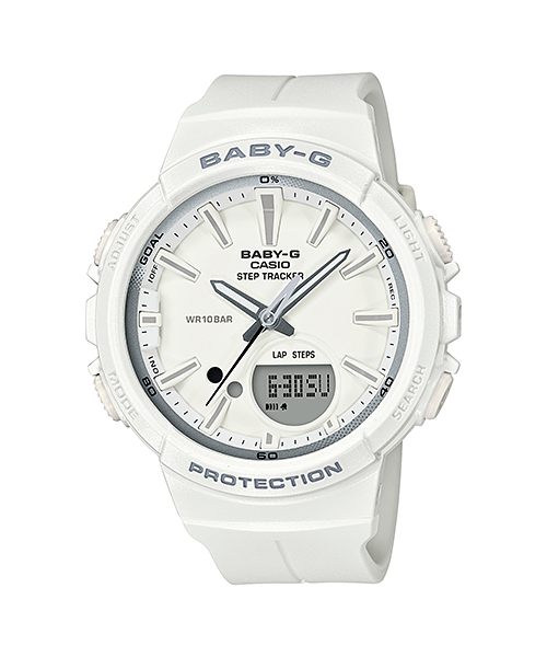 CASIO BABY-G รุ่น BGS-100SC-7ADR สีขาว สินค้าของเเท้ รับประกันศูนย์ CMG
