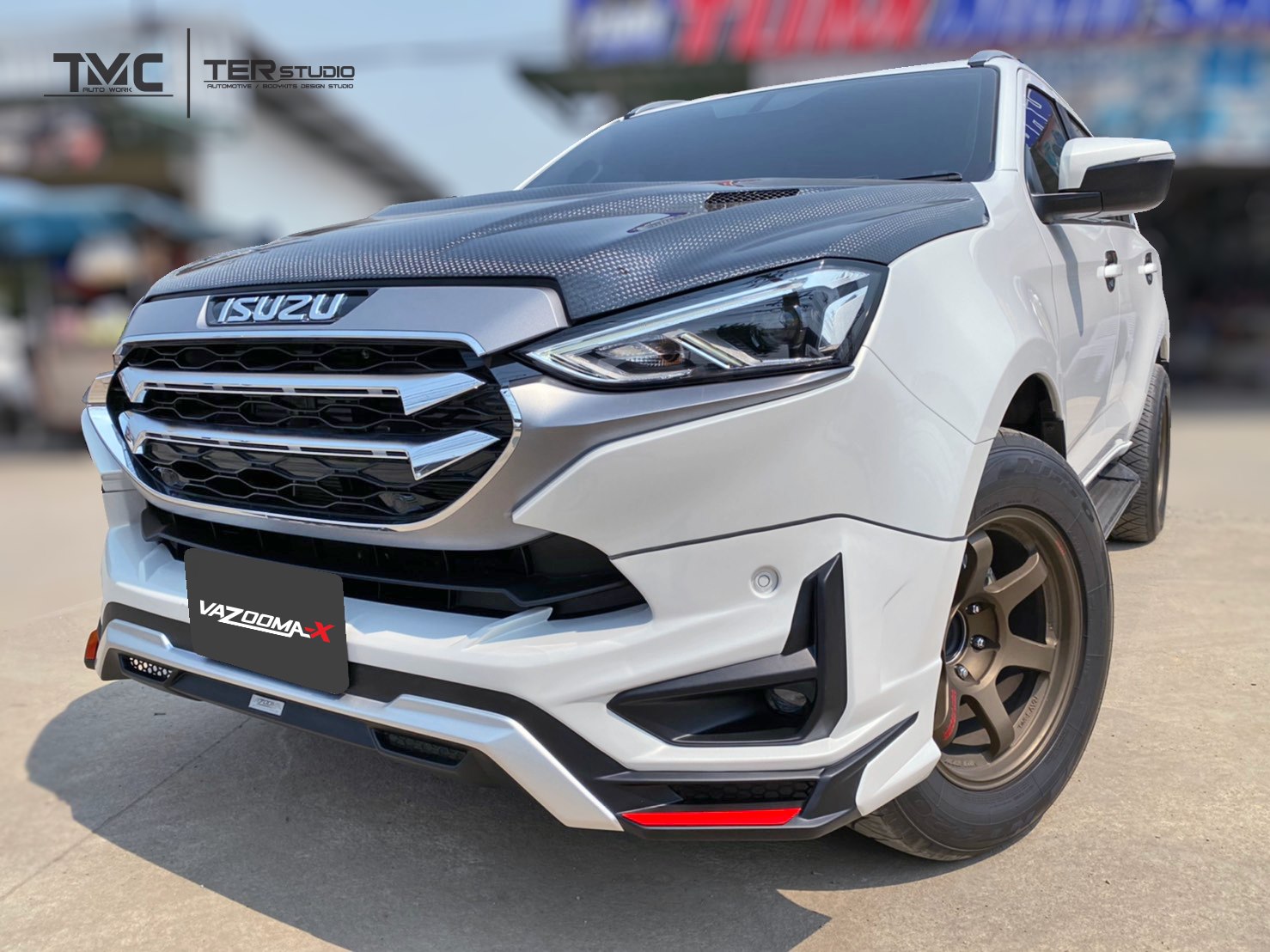 ชุดแต่งสเกิร์ตรอบคัน VAZOOMA-X สำหรับ Mu-X 2021