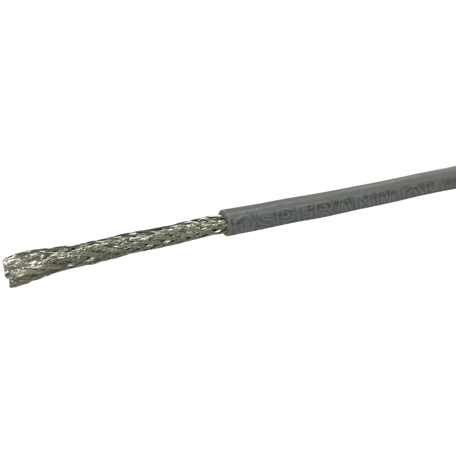 [ 100 เมตร ] TW-2464-BS-24AWG-03C สีเทา Grey สายมัลติคอร์ 3 คอร์ ขนาด 24AWG 3C x 24AWG UL2464 300V 80°C AWG24 สายชีลรอบ Braid Shielded Multicore Cable 3C Computer Cable TCU Tinned Stranded Copper AWM 2464 24AWG VW-1 80°C 300V E150612 Thai Wonderful