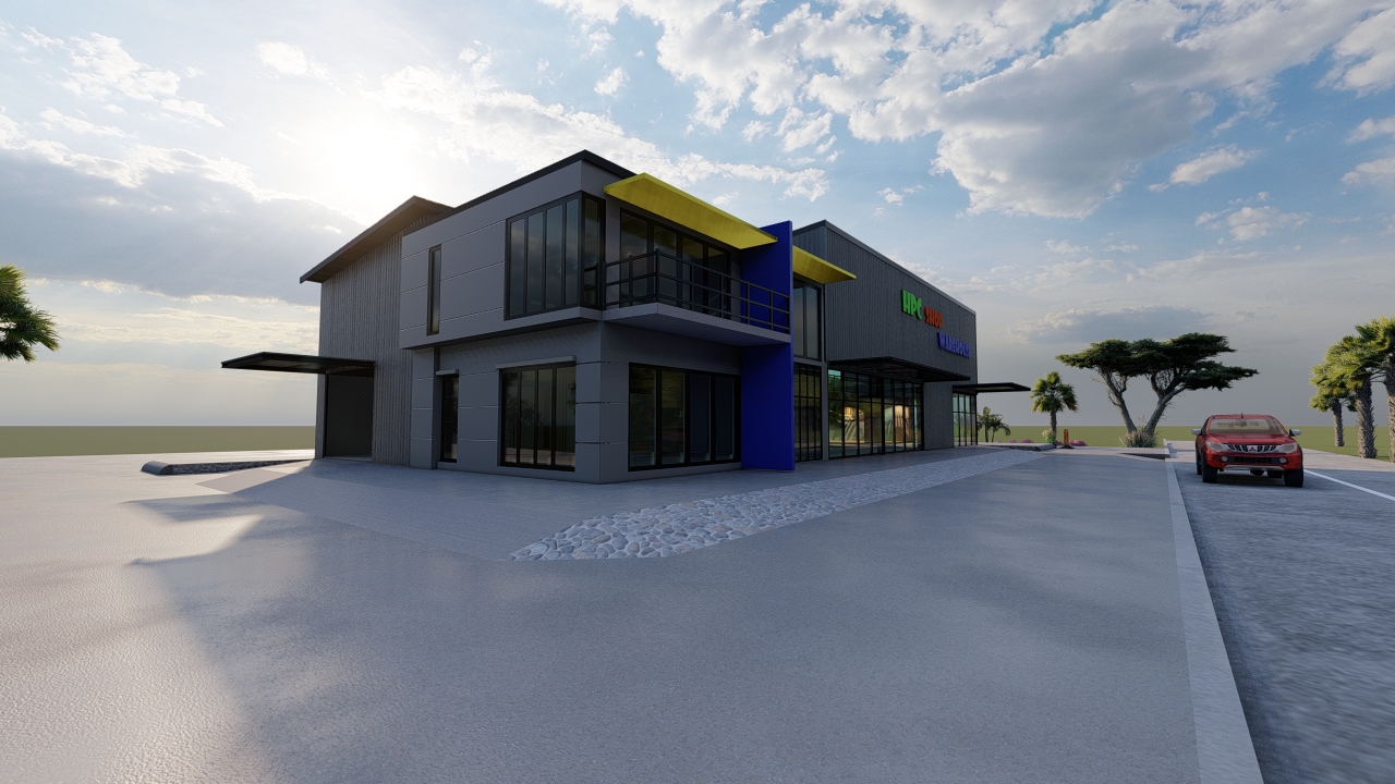 แบบ3Dโชว์รูมและสำนักงาน