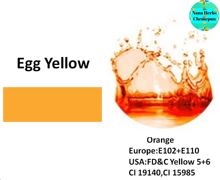 ผงสีส้ม Orange Powder (CI19140, CI15985) (Water-Soluble)