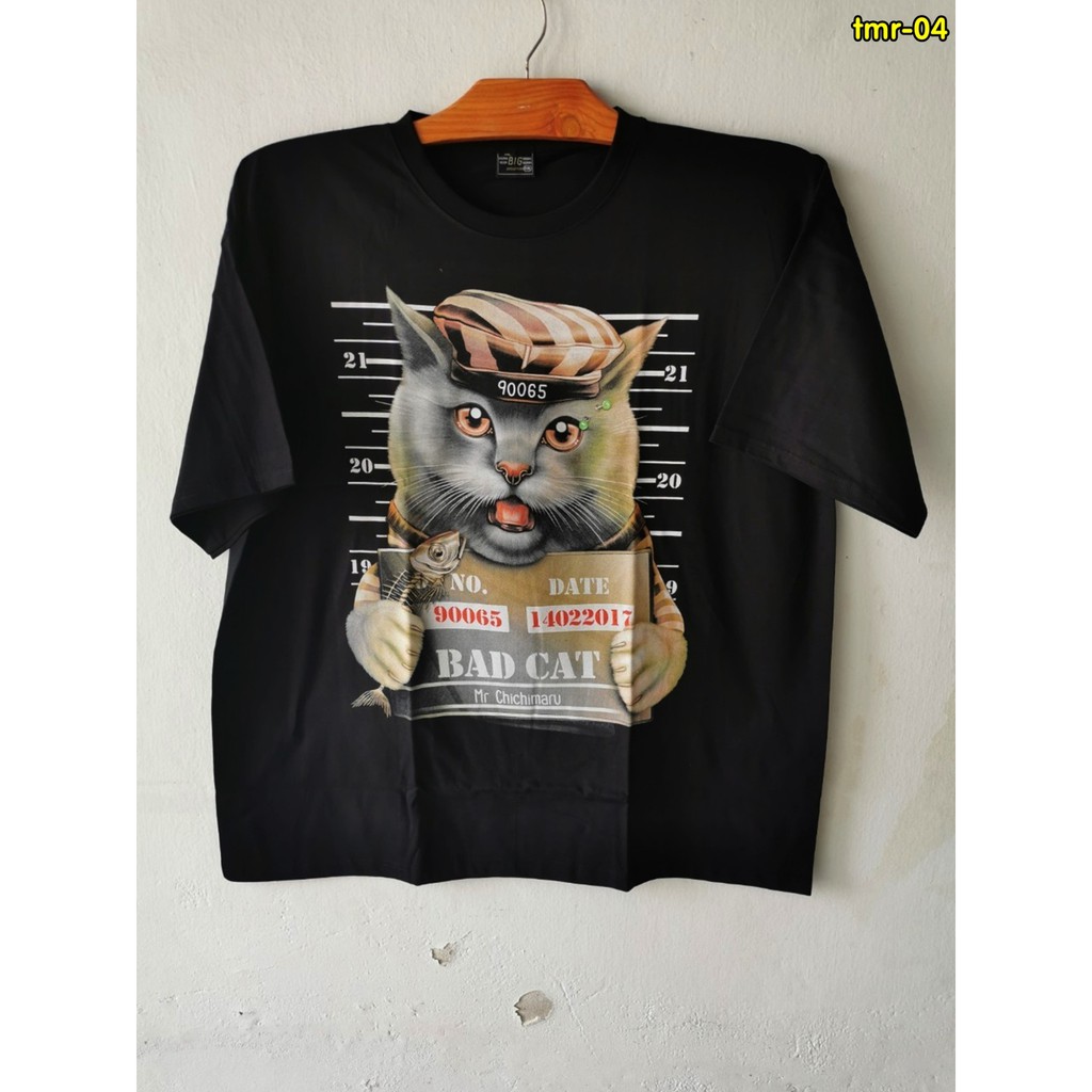 ไซต์ใหญ่ 2-6XL เสื้อยืดคนอ้วน ผู้ชาย คอกลม แขนสั้น สกรีนลาย(1-6)