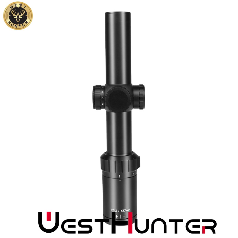 กล้องติดปืน WEST ST-R 1-6X24IR scope สินค้าแท้ รับประกัน 1 ปี