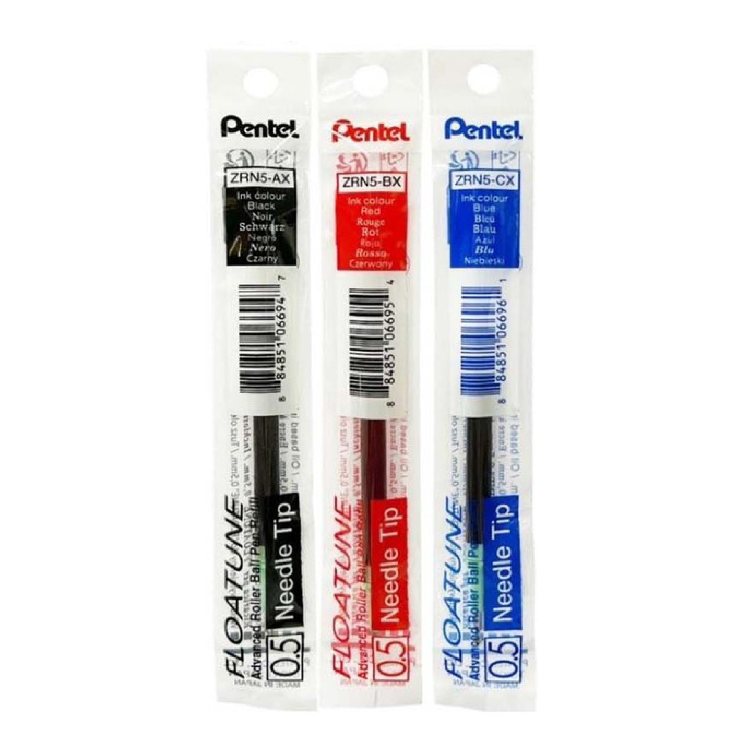 ไส้ปากกา Penten FLOATUNE หัวปากกา 0.5 / 0.8 / 1.0 มม. หมึกสีน้ำเงิน แดง ดำ