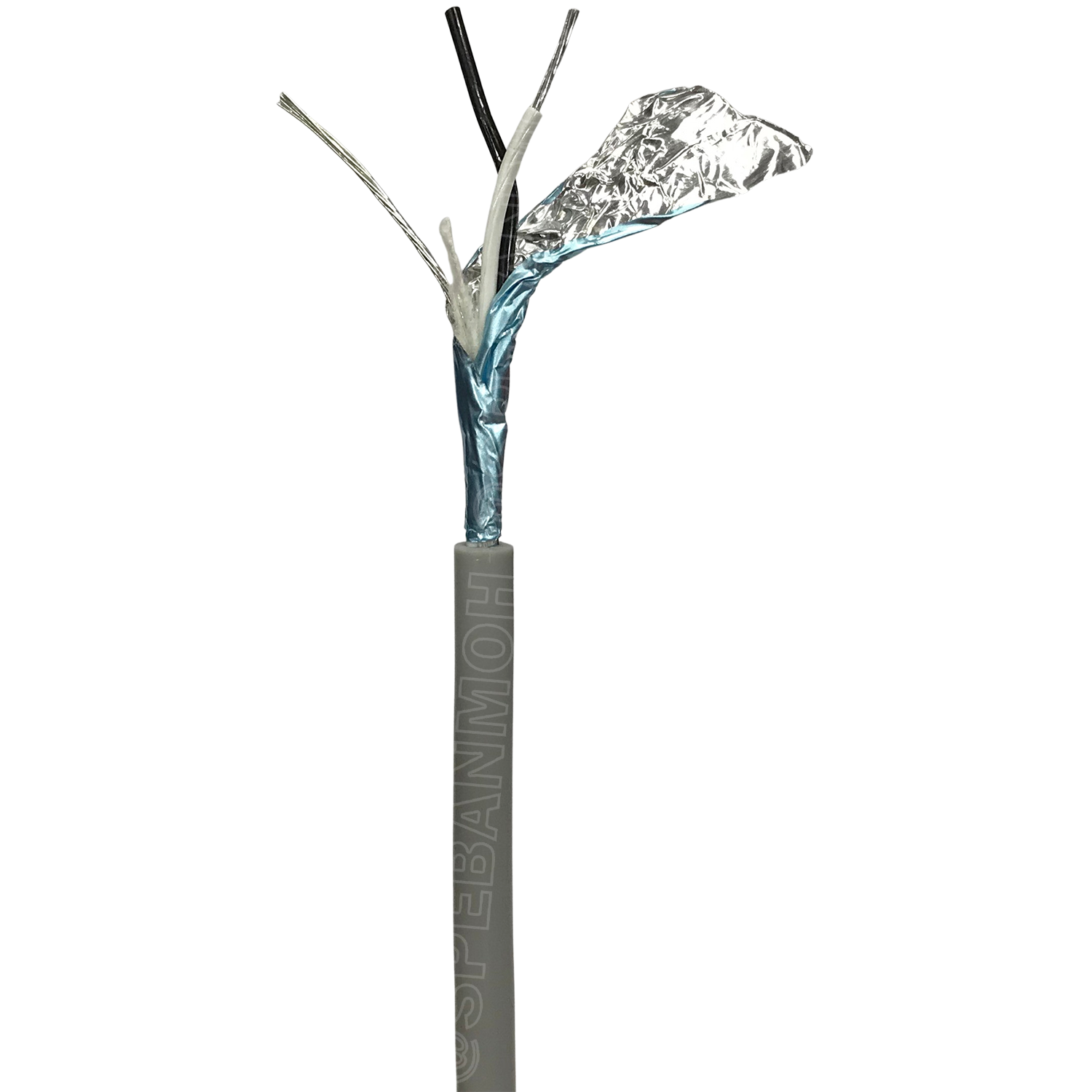 [ 6 เมตร ] TW-2464SS-24AWG-02C สายมัลติคอร์ 2 คอร์ ขนาด 24AWG 2C x 24AWG UL2464 300V 80°C AWG24 เบอร์ 24 สายชีลเดียว Single Shielded Multicore Cable 2C Computer Cable TCU Tinned Stranded Copper AWM 2464 24AWG VW-1 80°C 300V E150612 Thai Wonderful AWM I/I