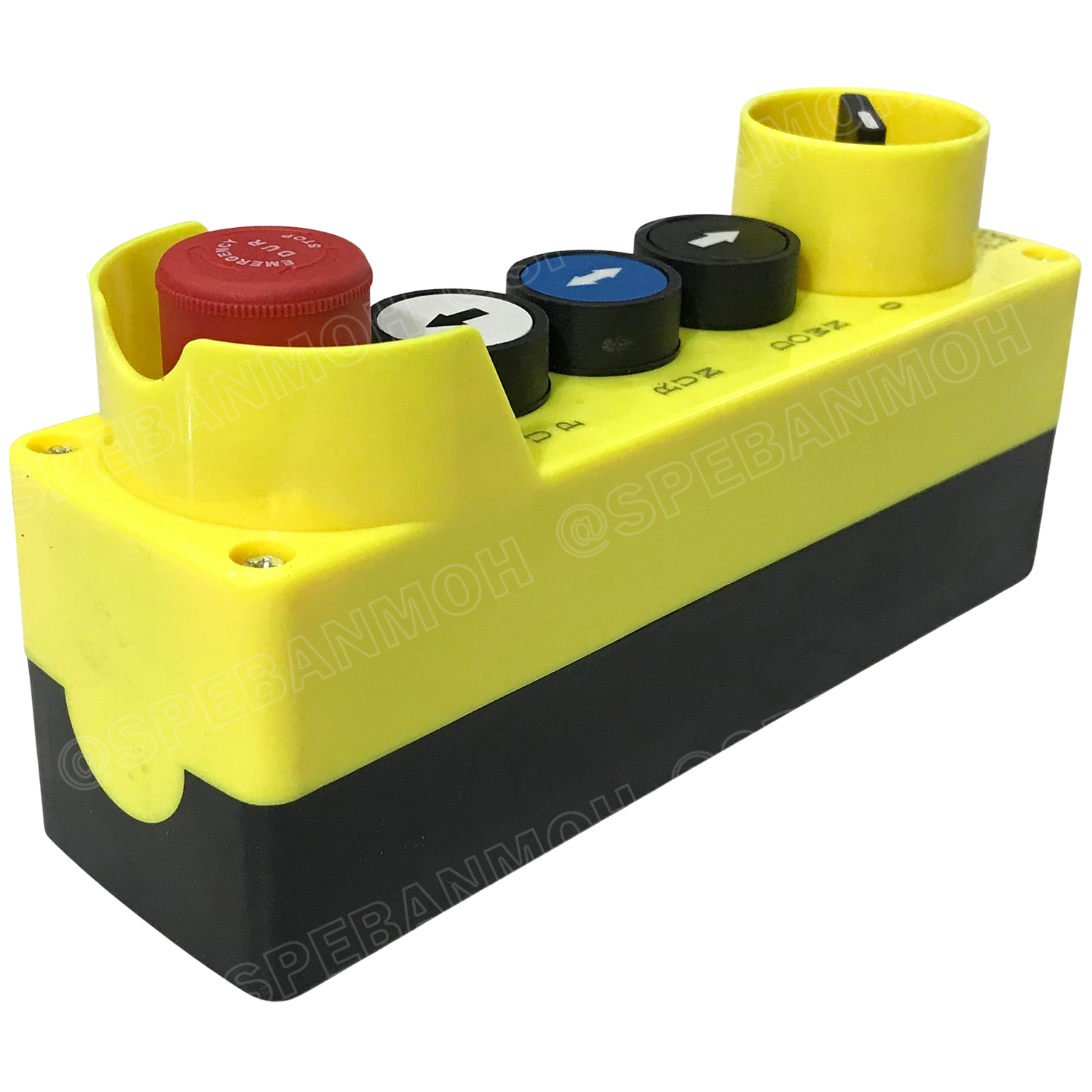 LAY5-DJBB044P สวิทช์เครน / รอกไฟฟฟ้า สวิทช์คอนโทรลรอก ชุดสวิทช์ HOIST PUSH BUTTON SWITCH สวิทซ์เครน ต่อตรงกับคอนแท็ค สวิทช์ฉุกเฉิน สวิทช์กดติดปล่อยดับ Control Switches NO NC อุปกรณ์สวิทช์ สวิทช์อุตสาหกรรม Industrial switch 10A 250V ชุดสวิทช์พร้อมเคเบิลแกล