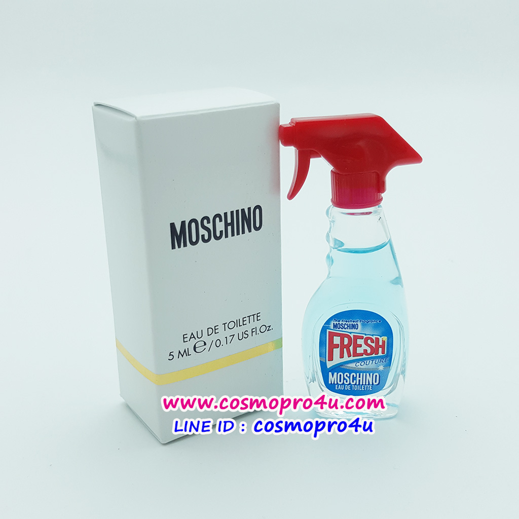 น้ำหอมผู้หญิง Moschino Fresh Couture EDT 5ml กลิ่นหอมแนว Floral Woody หอมสดชื่น
