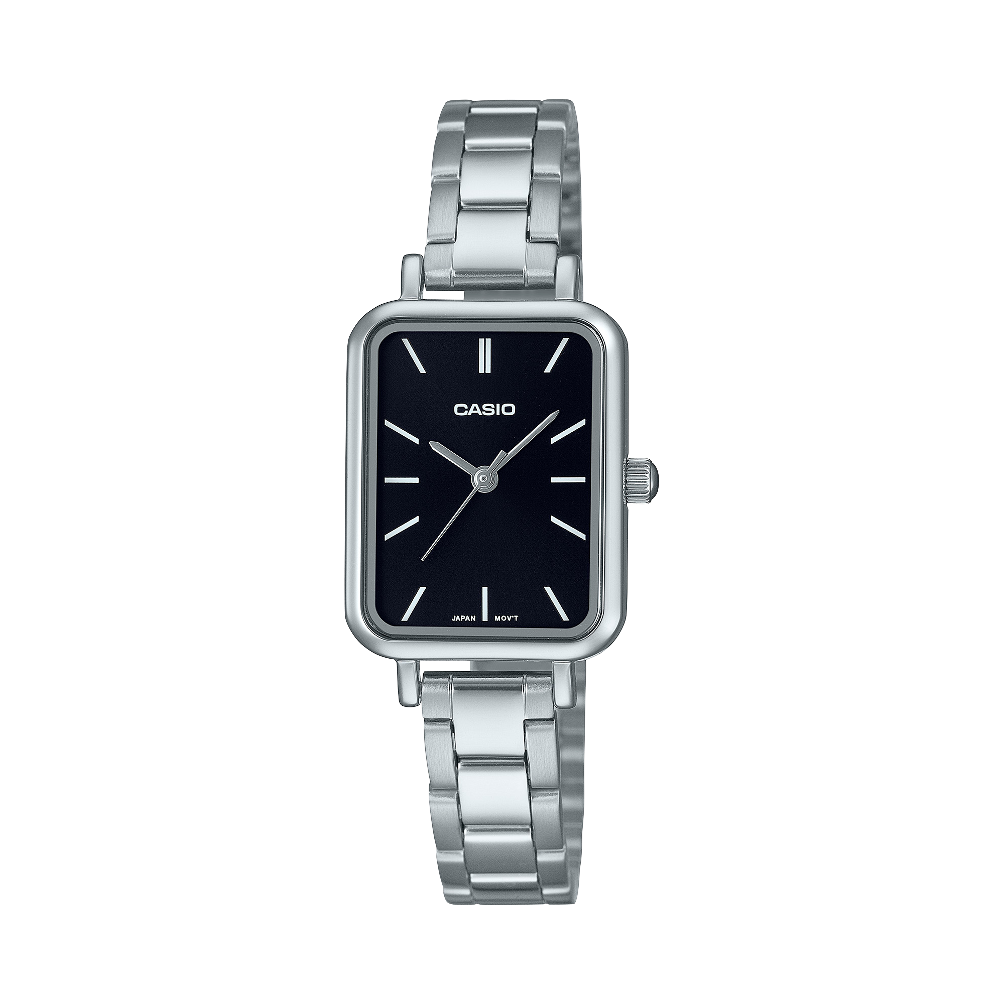 CASIO Standard รุ่น LTP-V009D-1EUDF สีเงิน หน้าจอดำ สินค้าของเเท้ รับประกันศูนย์ CMG