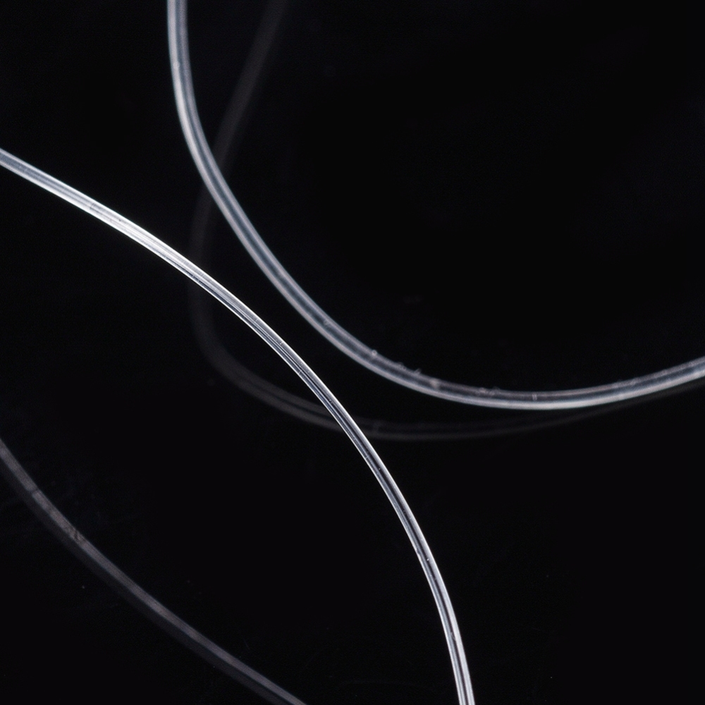 เอ็นยืดเส้นกลม crystal ขนาด 0.5, 0.6 มม. 1 ม้วน ยาว 1000 เมตร