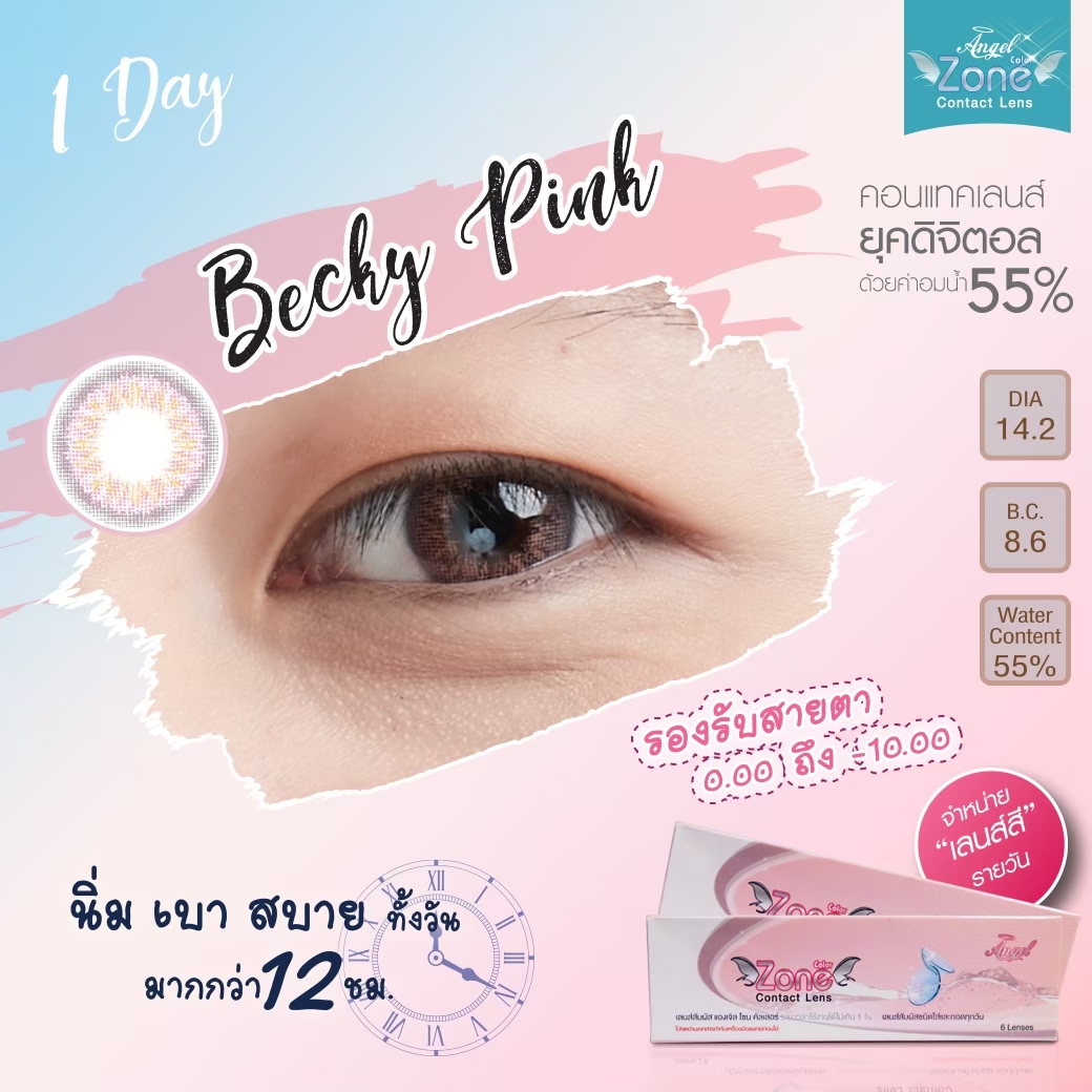 AZD03 รุ่น 14.2 Becky Pink (1Day/รายวัน) Step 1-4 AZD Y