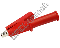[ 2ชิ้น ] ปากคีบ สีแดง (Alligator Clip) AL-011 RED