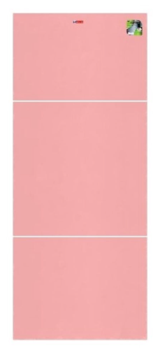 MP14 ประตู UPVC เซาะร่อง สีพิงค์โกลด์ (ผิวสัมผัส Soft Touch ลื่นมือ ไม่เก็บฝุ่น)
