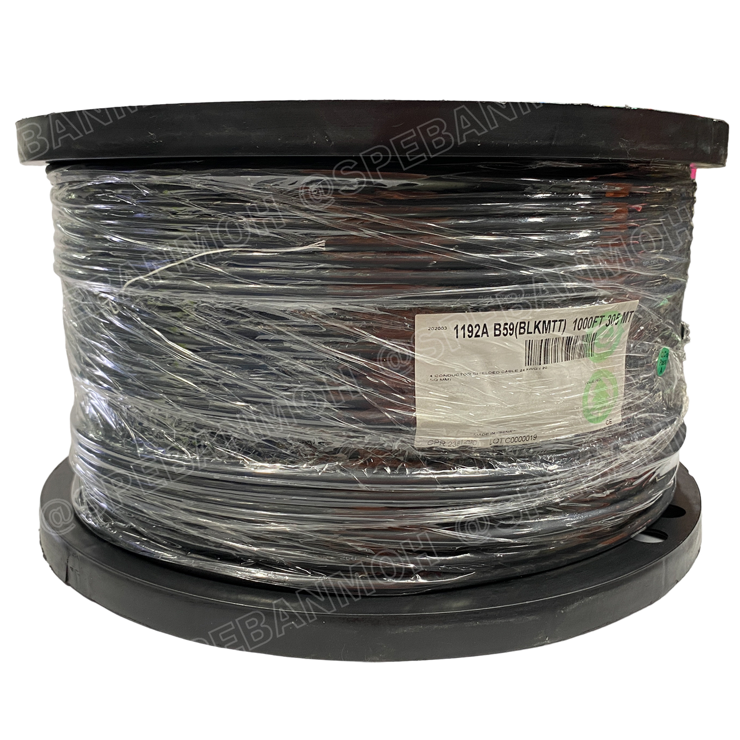 [ 1เมตร ] Belden 1192A สายสัญญาณ Belden 4Conductor 4Cx24AWG 0.2 sq.mm Microphone Cable 4C Braid Shield 92% Coverage OD 6.22mm คุณภาพสูง สายไมโครโฟน Microphone Cable Audio Cable 24 AWG ชีลถัก 92% ทองแดงเคลือบดีบุก TC Braid Shield Star Quad Microphone Cable