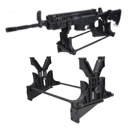 สแตน service ขาตั้งเพื่อทำความสะอาด Tactical Cleaning & Maintenance&Display Rifle Stand Rack Cradle Holder Bench Rest Wall Stand for Hunting Rifle Accessories