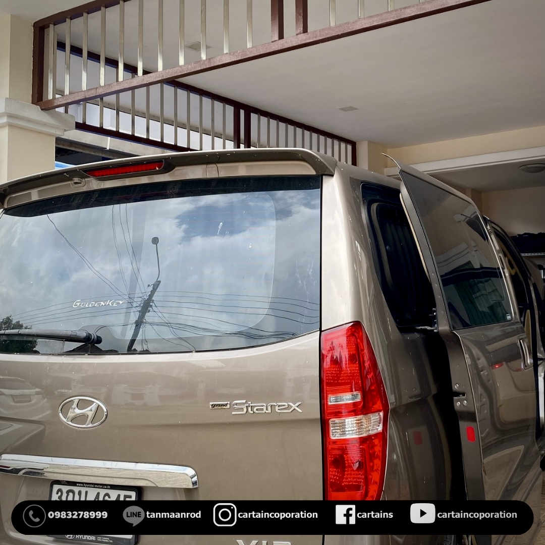 เปลี่ยนจอหน้า จอคอนโซลสูง Hyundai starex ชัดขึ้น ดูหนัง ฟังเพลง ยูทูป ร้องคาราโอเกะ