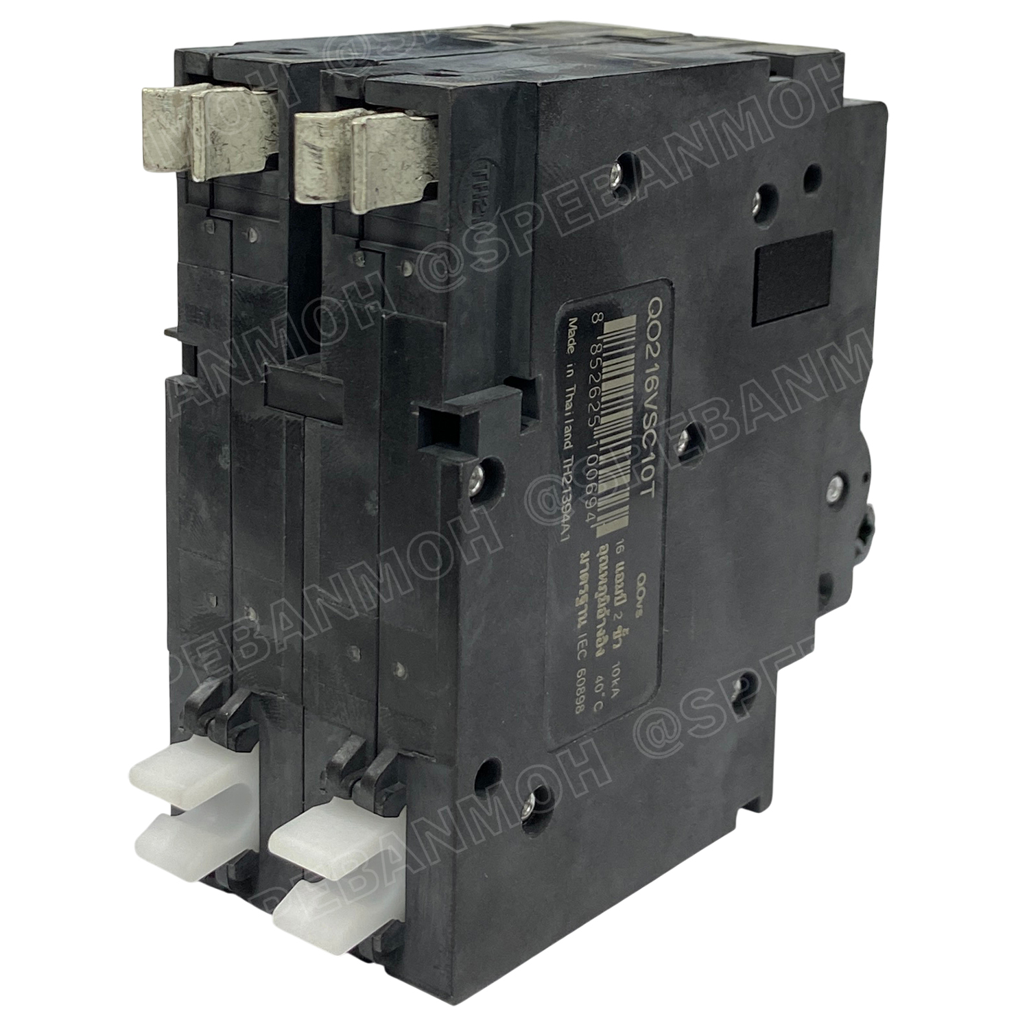 [ 1 ชิ้น ] QOvs 2P 10kA มินิเซอร์กิต เบรกเกอร์ ชไนเดอร์ Schneider เบรกเกอร์เมน 3เฟส Miniature Circuit Breaker MCB เซอร์กิตเบรกเกอร์ 2โพล 10000A เซอร์กิตเบรกเกอร์ ปลั๊กออน Plug-On อุปกรณ์ตัดไฟเกิน ลัดวงจร เซฟตี้เบรกเกอร์ Safety Breaker เมนเบรกเกอร์