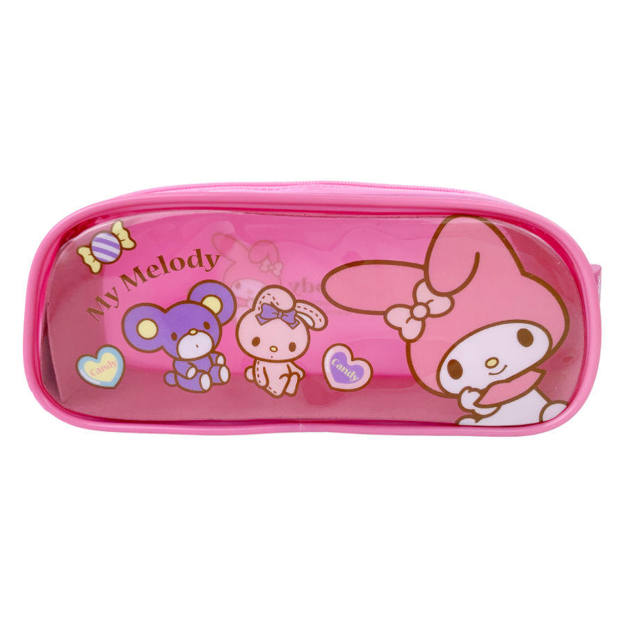 M.T. กระเป๋าดินสอ กระเป๋าใส่ปากกา PVC ลายลิขสิทธิ์แท้ Sanrio รุ่น B002