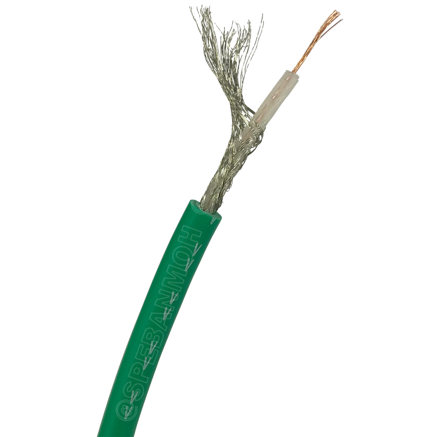 [ 50เมตร/ม้วน ] SF-MIC สายไมโครโฟน Mono SSF สีใส รุ่นทองแดงผสม 6mm Microphone Cable สายไมค์โครโฟน รุ่นประหยัด ราคาถูก สายไมค์ โมโน Audio Cable For Microphone สายสัญญาณ Copper Clad Aluminum Magnesium Wire OD : 6mm สายไมค์โมโน SSF CCAM Made in Thailand