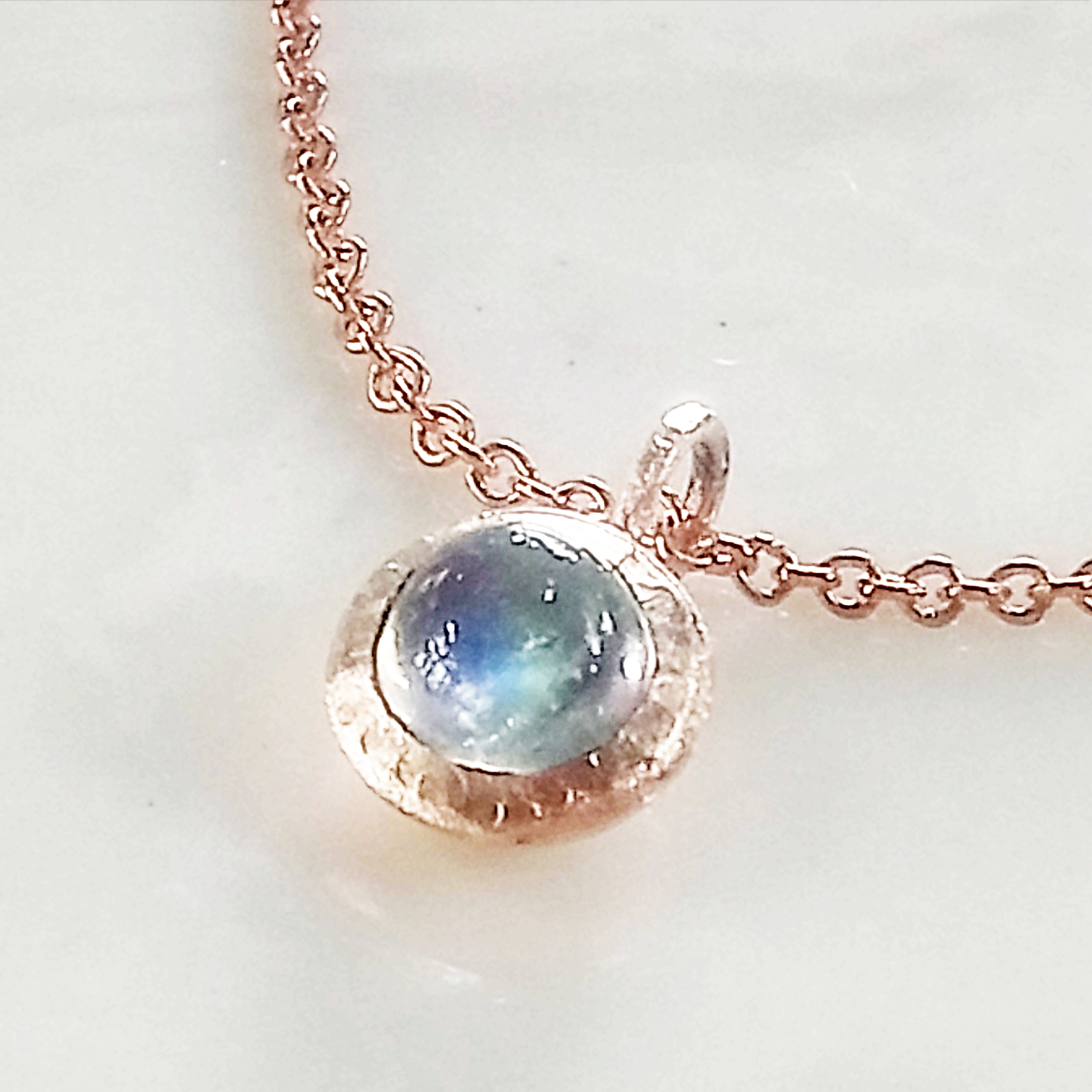 Necklace 14 Blue moonstone