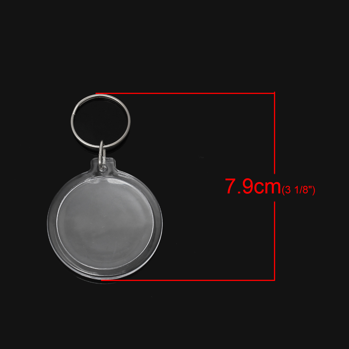 พวงกุญแจกรอบรูป วัสดุพลาสติกอะครีลิค