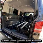 ปูพื้น Volkswagen Caravelle ลายหินอ่อนดำ