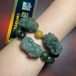 💸เซตรวยไม่หยุด มหาเฮง💸 10 มิล ปี่เซียะ หยกพม่าแท้ ปลุกเสกแล้ว