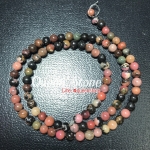 โรโดไนท์ลายดำ 4 มิล *หินแท้*