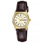 CASIO Standard รุ่น LTP-V006GL-9BUDF สีน้ำตาล สินค้าของเเท้