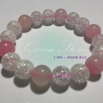 เกล็ดหิมะ + โรส ควอตซ์ 10 มิล