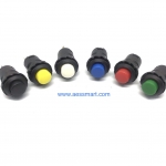 สวิตซ์กดติดกดดับ 2ขา, หัวกลม(คละสี)