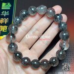 แก้วขนเหล็ก ไหมดำ 11 มิล ควอตซ์ใส หินกันคุณไสย ภูติผีปีศาจ (Premium)