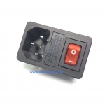 ปลั๊ก AC แบบมีที่ใส่ฟิวส์ (ไม่แถมฟิวส์)