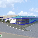 โกดังสำเร็จรูปHW-HC 50x100x8m