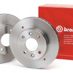 จานดิสเบรคหน้า VOLVO 850, S70, V70 (มีช่องระบาย) ยี่ห้อ BREMBO
