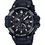 CASIO NORMAL รุ่น MCW-110H-1AVDF สีดำ ขอบเทา สินค้าของเเท้ รับประกันศูนย์ CMG