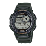 CASIO NORMAL รุ่น AE-1000W-3AV สีเขียวเข้ม สินค้าของเเท้ รับประกัน 1 ปี