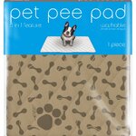 แผ่นรองซับปัสสาวะสัตว์เลี้ยง แบบซักได้ pet pee pad สีเบจ ไซส์ M - XXL