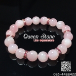 โรสควอตซ์มาดากัสก้า 10 มิล (High Quality) หินมงคลแห่งความรัก หินนำโชคแท้