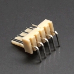 250005RT : 5 Pins,0.1" Right Angle male Connector