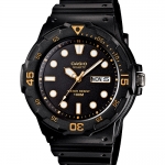 CASIO รุ่น MRW-200H-1EVDF สีดำ จอดำ สินค้าของเเท้