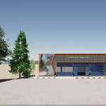 แบบโกดังสำเร็จรูปแจกฟรีแบบ3D โชว์รูม