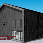 แบบโกดังสำเร็จรูปสไตล์นอร์ดิก 20x30x8.50m