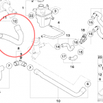 ท่อน้ำบน MINI COOPER R50