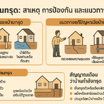ทำไมบ้านทรุดสาเหตุ