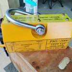 แม่เหล็กถาวร ขนาด2ตัน,สำหรับยกงานเหล็ก(Magnetic lifter)