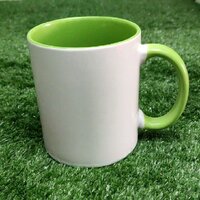 แก้วสีเขียวอ่อน สำหรับงานสกรีน พร้อมกล่อง (Mug) ขนาด 11 oz
