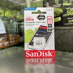 SanDisk Ulira microSDXC UHS-I Card 64GB (SDSQUNR) รับประกันสินค้า 5 ปี