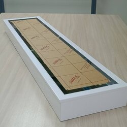 โคมไฟเพดานเหล็กชุบขาว ติดลอย ขั้วG13 จำนวนบรรจุ 1 โคม /ลัง